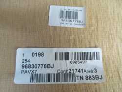 CITROEN C5 III X7 SEDAN PODSUFITKA PODSUFITOWKA 96830778BJ 08-17