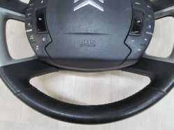 CITROEN C5 III X7 KIEROWNICA SKORA MULTIFUNKCJA PODUSZKA AIRBAG 08-17