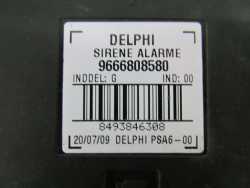 CITROEN C5 III X7 508 SYRENA ALARMU SYRENKA 9666808580 08-17