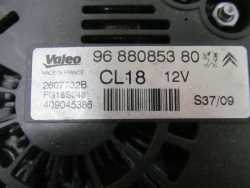 CITROEN PEUGEOT 1.6 HDI ALTRNATOR 9688085380 08-14