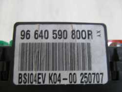 CITROEN C4 PICASSO SKRZYNKA BEZPIECZNIKOW MODUL BSI 96640590800R