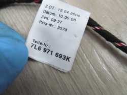 VW TOUAREG 7L 03-10 WIAZKA DRZWI TYL LEWY 7L6971693K