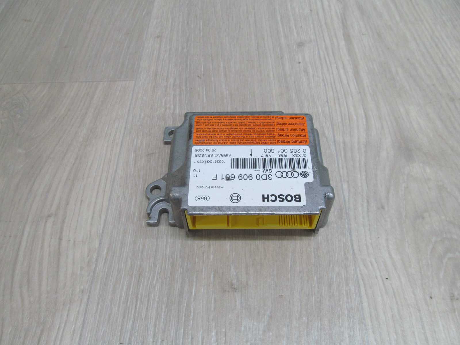 VW TOUAREG 7L 03-10  MODUL SENSOR PODUSZEK AIRBAG 3D0909601F