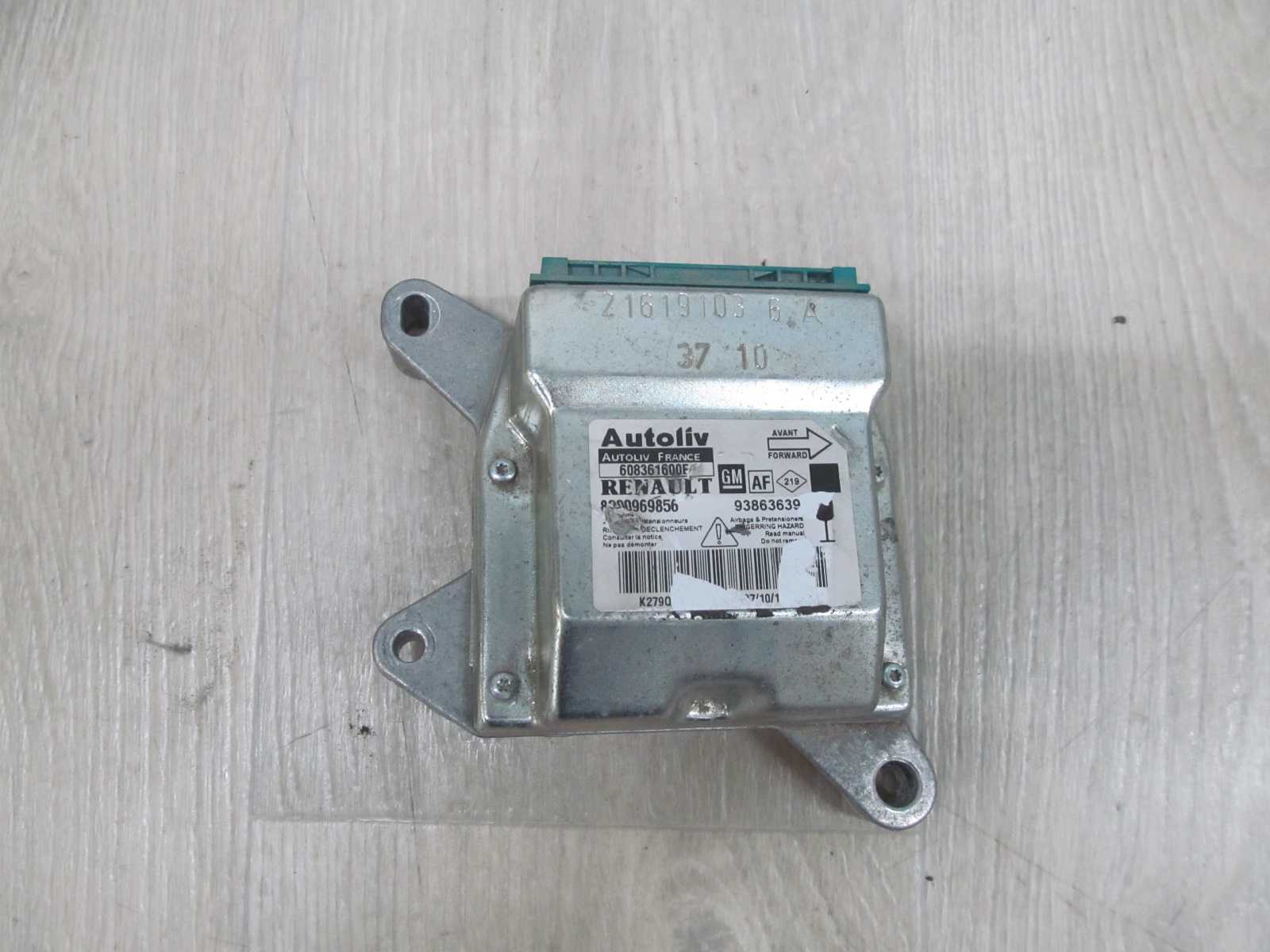 OPEL VIVARO TRAFIC 01-14 MODUL SENSOR AIRBAG 8200969856 93863639