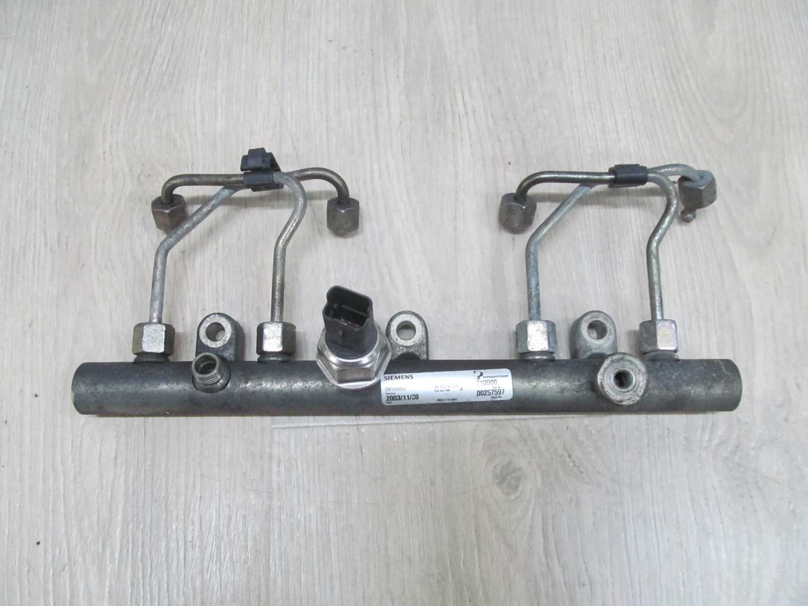 PEUGEOT CITROEN 2.0 HDI 01-05 LISTA WTRYSKOWA 9640387980 5WS40002