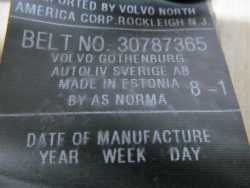 VOLVO C70 06-13 PAS BEZPIECZENSTWA TYL PRAWY JASNY 30787365