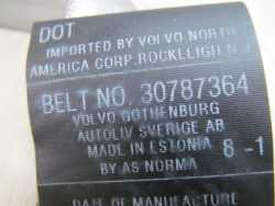 VOLVO C70 06-13 PAS BEZPIECZENSTWA TYL LEWY JASNY 30787364