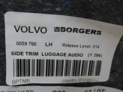 VOLVO S80 II 06-13 TAPICERKA BOCZEK BAGAZNIKA LEWY 30721342