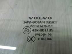 VOLVO S80 II 06-13 SZYBA BOCZNA DRZWI TYL LEWA