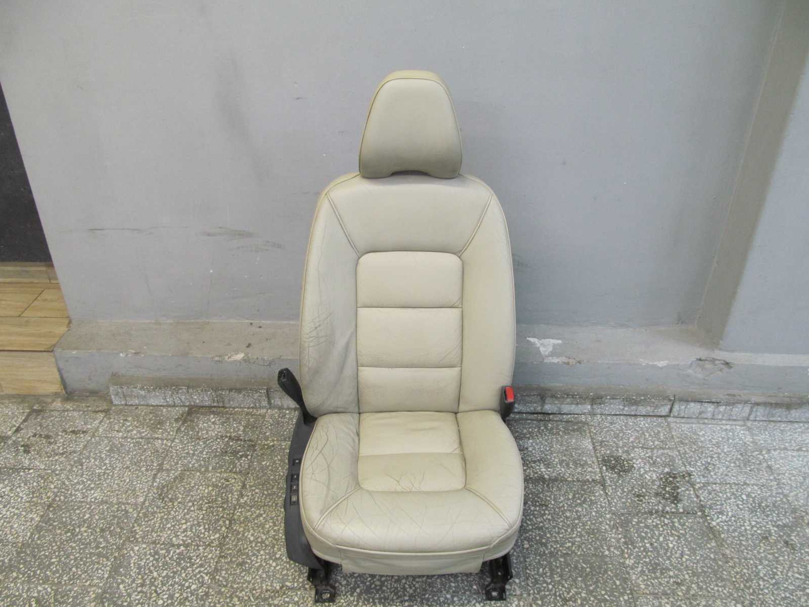 VOLVO S80 II V70 III 06-13 FOTEL SIEDZENIE PRZOD PRAWY SKORA JASNA