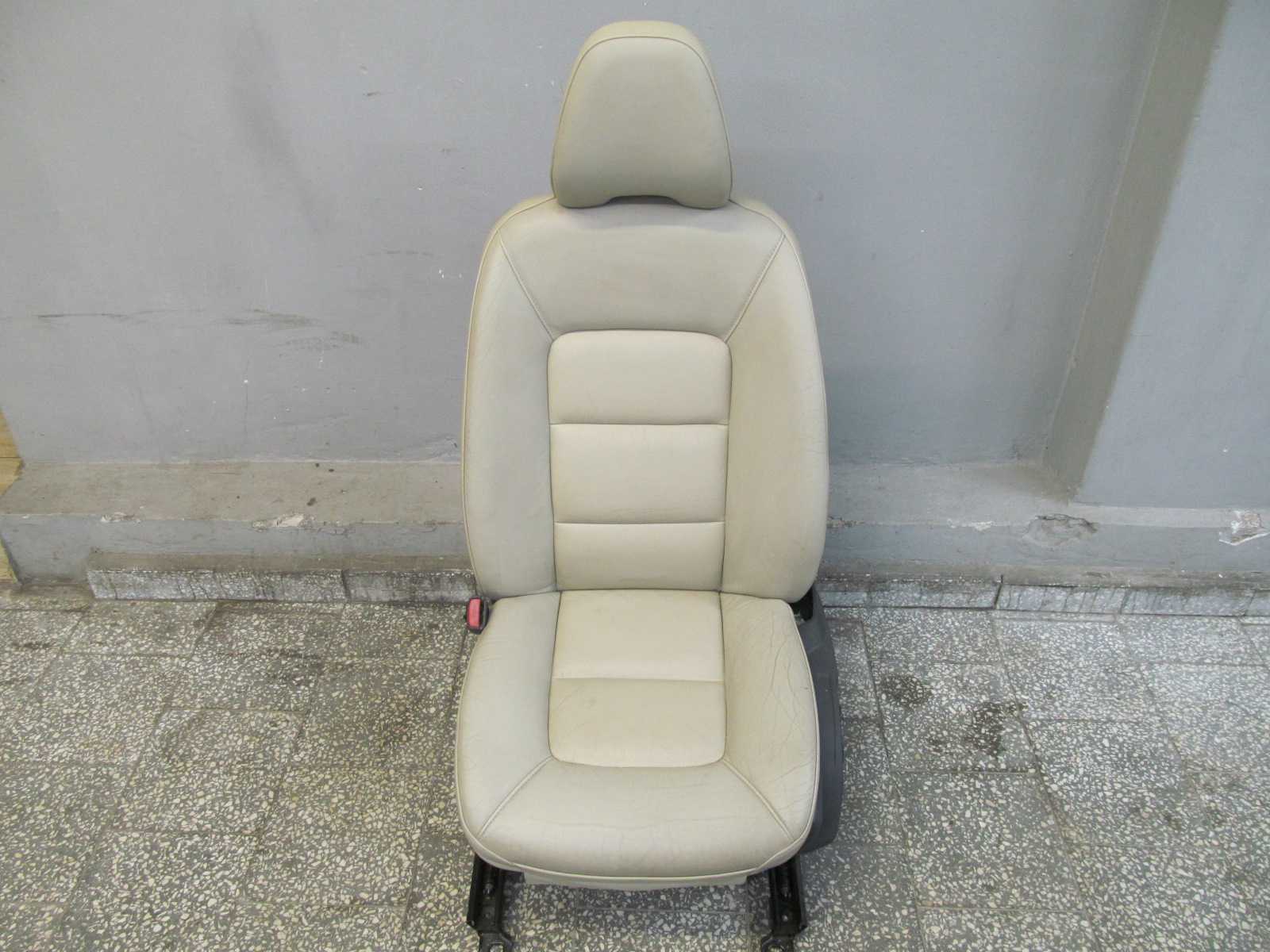 VOLVO S80 II V70 III 06-13 FOTEL SIEDZENIE PRZOD LEWY SKORA JASNA