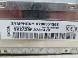 SKODA FABIA I LIFT 04-10 RADIO CD SYMPHONY KOD 6Y0035156E