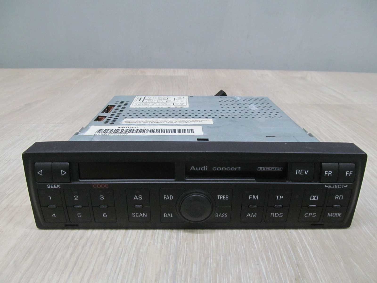 AUDI A3 A4 A6 TT 96- RADIO CONCERT PLUS BLAUPUNKT 4B0035186E