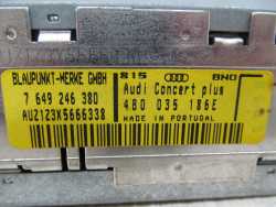 AUDI A3 A4 A6 TT 96- RADIO CONCERT PLUS BLAUPUNKT 4B0035186E