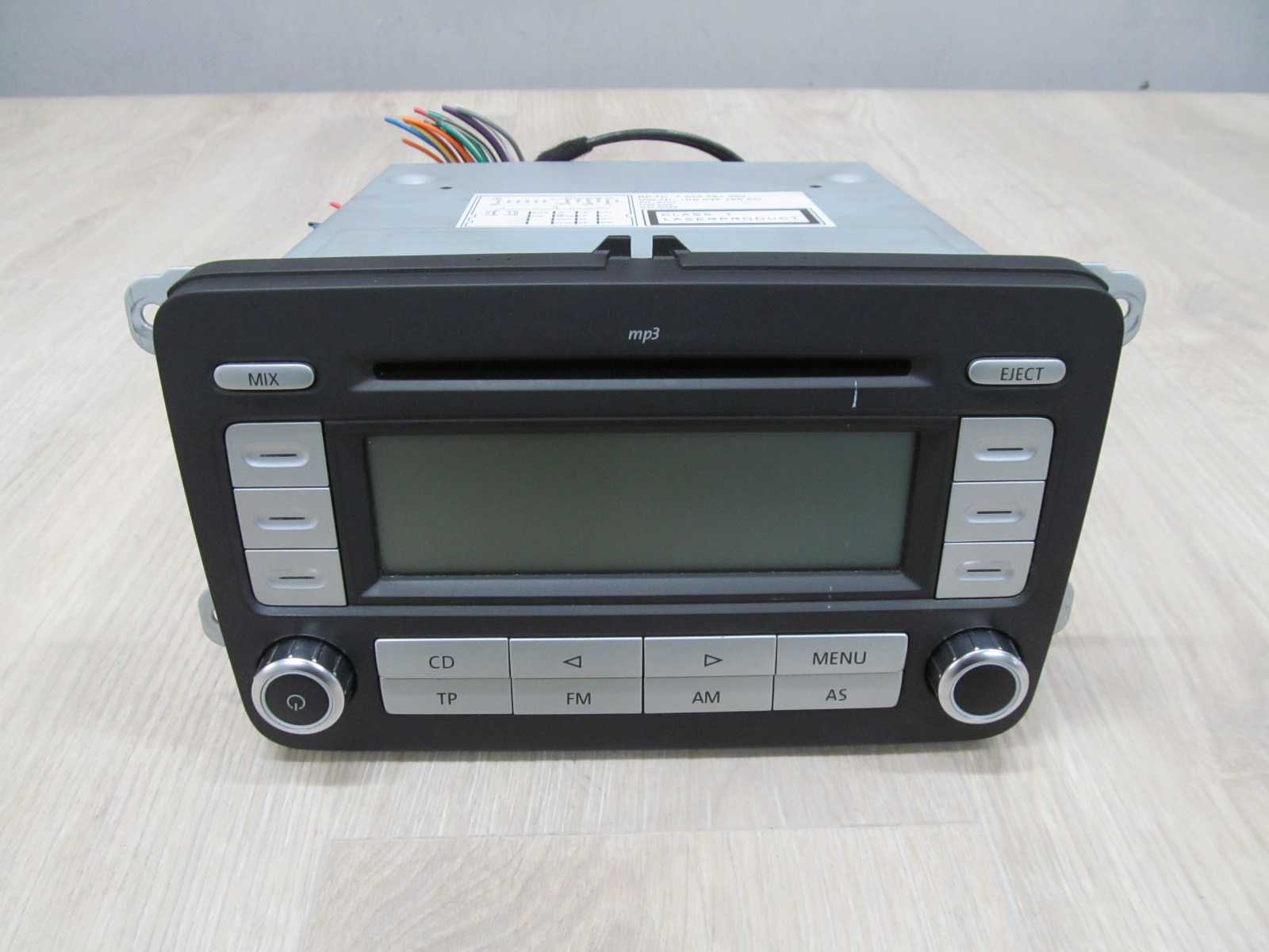 VW PASSAT B6 GOLF V RADIO RCD 300 MP3 1K0035186AD KOD