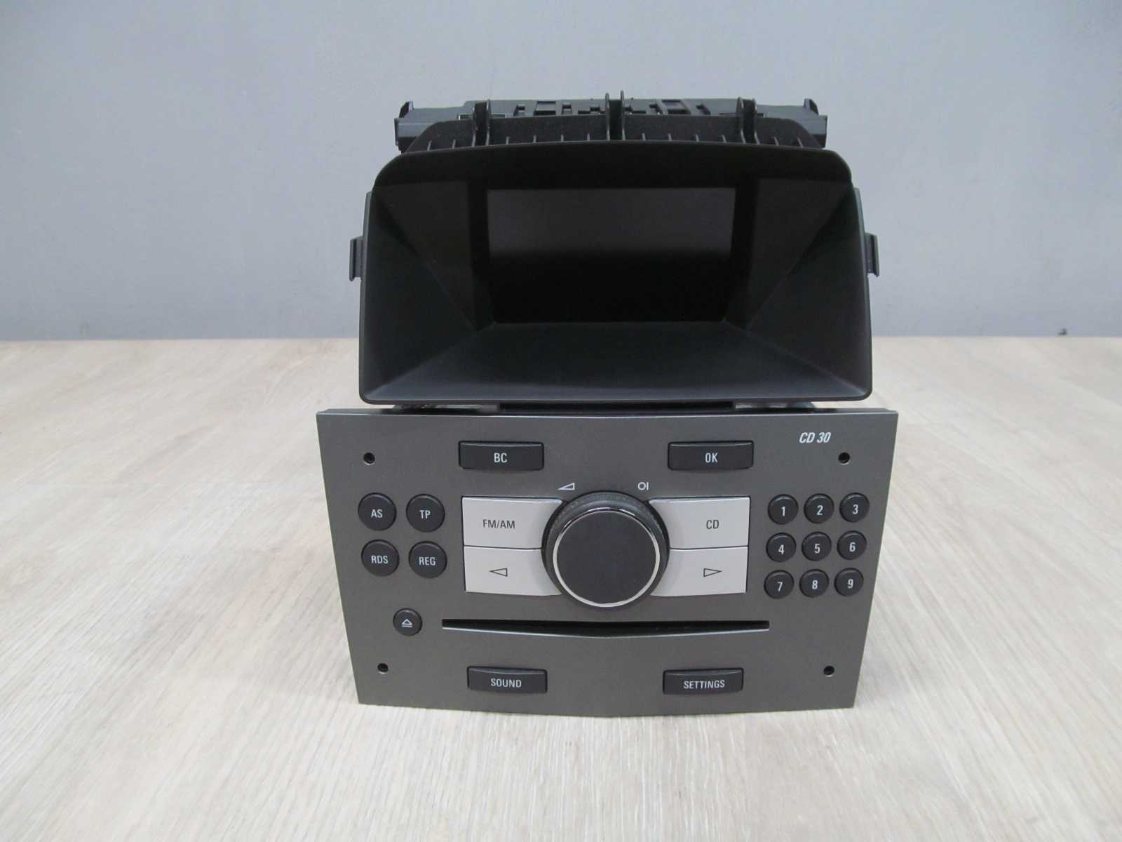 OPEL ASTRA H ZAFIRA B RADIO CD 30 344183129 EKRAN 13238548