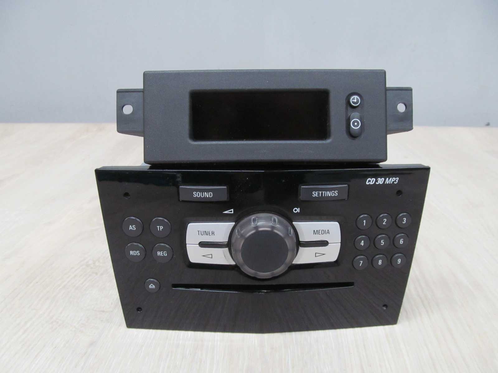OPEL CORSA D MERIVA A RADIO CD 30 MP3 497316088 EKRAN 13373979