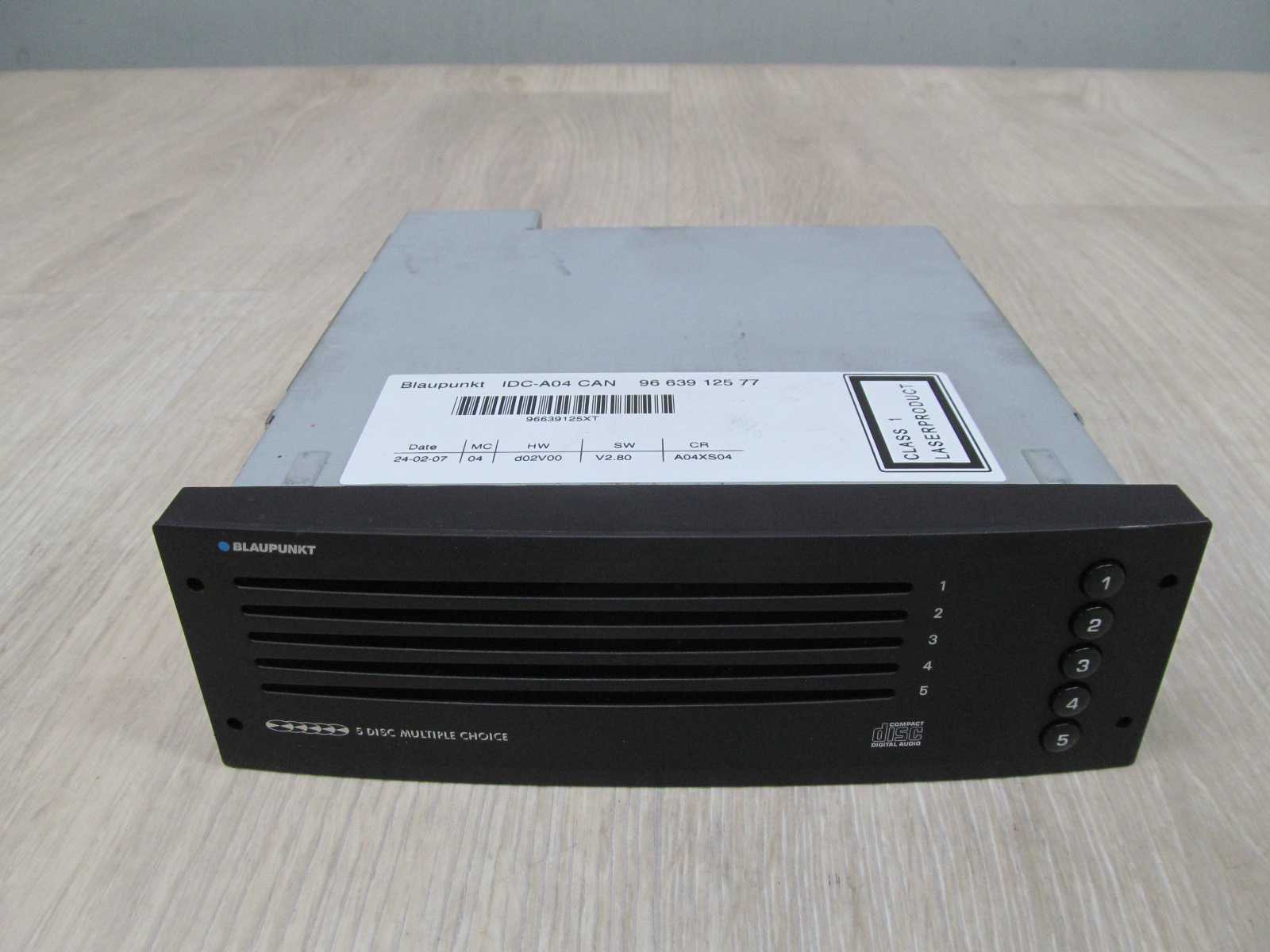 PEUGEOT 307 LIFT ZMIENIARKA 5 CD 96639125XT 9663912577