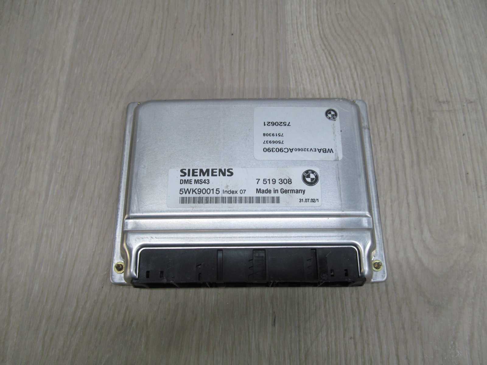 BMW E39 E46 2.0 2.5 KOMPUTER STEROWNIK 7519308 5WK90015 7520621