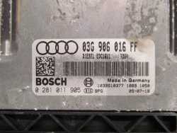 VW AUDI SEAT SKODA 2.0 TDI KOMPUTER STEROWNIK 03G906016FF 0281011905