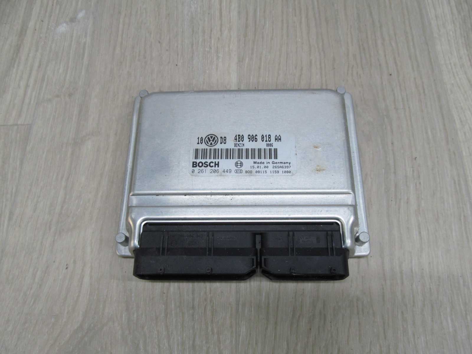 VW AUDI 1.8 T KOMPUTER STEROWNIK 0261206449 4B0906018AA