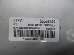 OPEL ZAFIRA ASTRA VECTRA 1.6 16V KOMPUTER STEROWNIK 55562549 FFFV