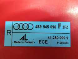 AUDI A6 C5 KOMBI LIFT LAMPA TYL BLOTNIKA PRAWA 4B9945096