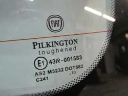 FIAT 500 07-15 KLAPA BAGAZNIKA TYL SREBNA KPL