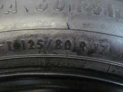VOLVO S80 II V70 5X108 17'' ET25 2170800 KOLO DOJAZDOWE ZAPAS T125/80R17 99M