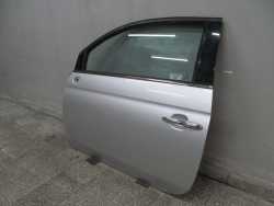 FIAT 500 07-15 DRZWI PRZOD LEWE PRZEDNIE SREBNE KPL