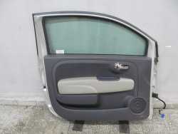 FIAT 500 07-15 DRZWI PRZOD LEWE PRZEDNIE SREBNE KPL