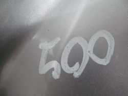 FIAT 500 07-15 DRZWI PRZOD LEWE PRZEDNIE SREBNE KPL