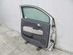 FIAT 500 07-15 DRZWI PRZOD LEWE PRZEDNIE SREBNE KPL