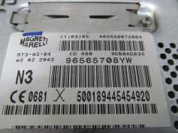 PEUGEOT 407 NAWIGACJA NAVI RADIO CD RADIOODTWARZACZ 96565708YM