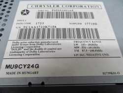 CHRYSLER VOYAGER JEEP RADIO CD KASETA 05091601AE P05091601AE