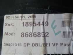 VOLVO S80 II V70 06-13 TAPICERKA BOCZEK DRZWI SKORA PRZOD LEWY 8686852