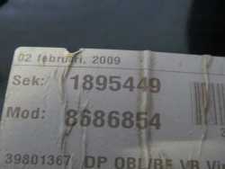 VOLVO S80 II V70 06-13 TAPICERKA BOCZEK DRZWI SKORA TYL LEWY 8686854