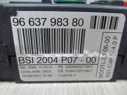 PEUGEOT CITROEN SKRZYNKA MODUL BSI 9663798380