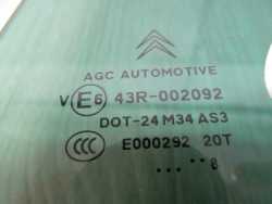 CITROEN C5 III X7 KOMBI SZYBA DRZWI TYL LEWA 08-17