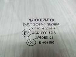 VOLVO S40 04- SZYBA BOCZNA DRZWI TYL PRAWA 43R-001105 E000186