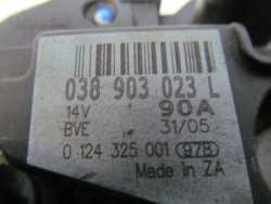 VW AUDI SEAT SKODA 1.9 TDI ALTERNATOR 038903023L 0124325001