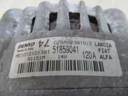 FIAT 500 PANDA PUNTO 1.2 1.4 8V ALTERNATOR MS1012101381 51859041