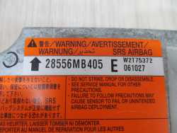 NISSAN CABSTAR MAXITY NT400 MODUL SENSOR AIRBAG 28556MB405
