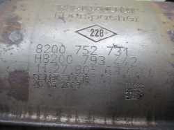 OPEL VIVARO TRAFIC 2.0 DCI 06-14 KATALIZATOR 8200752731