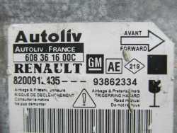OPEL VIVARO TRAFIC 01-14 MODUL SENSOR AIRBAG 8200912435 93862334