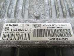 PEUGEOT 607 LIFT 2.7 HDI KOMPUTER STEROWNIK SILNIKA 9648237680 5WS40379A-T 04-10