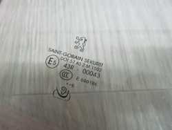 PEUGEOT 607 LIFT SZYBA DRZWI TYL LEWA KLEJONA 43R-00043 05-10