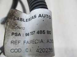 PEUGEOT 508 WIAZKA INSTALACJA HALOGENOW PRZOD 9670748580 10-14