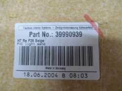 VOLVO V70 XC LIFT TAPICERKA BOCZEK DRZWI TYL SKORA JASNY 39990939 99-07