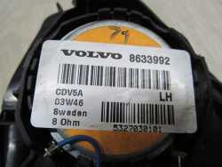 VOLVO V70 XC70 99- GLOSNIK WYSOKOTONOWY LEWY TYL 8633992